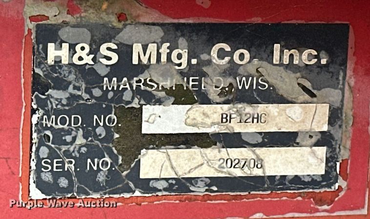 image for item NR9825 H&S BF12HC hay rake