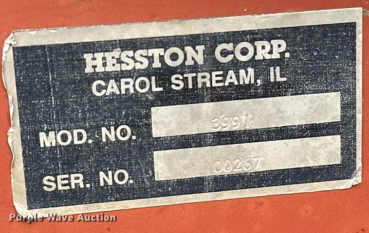 image for item NR9826 Hesston  3991 hay rake