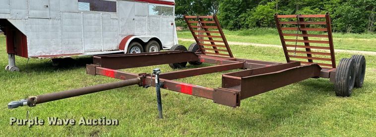 image for item NR9867 Shop built windrower trailer 