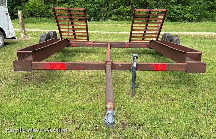 image for item NR9867 Shop built windrower trailer 
