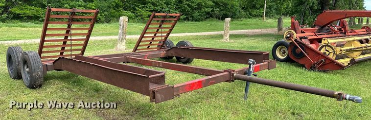 image for item NR9867 Shop built windrower trailer 