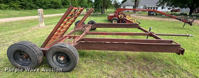 image for item NR9867 Shop built windrower trailer 