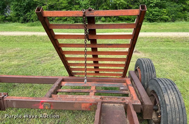 image for item NR9867 Shop built windrower trailer 