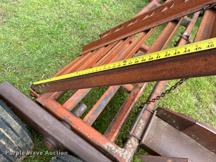 image for item NR9867 Shop built windrower trailer 