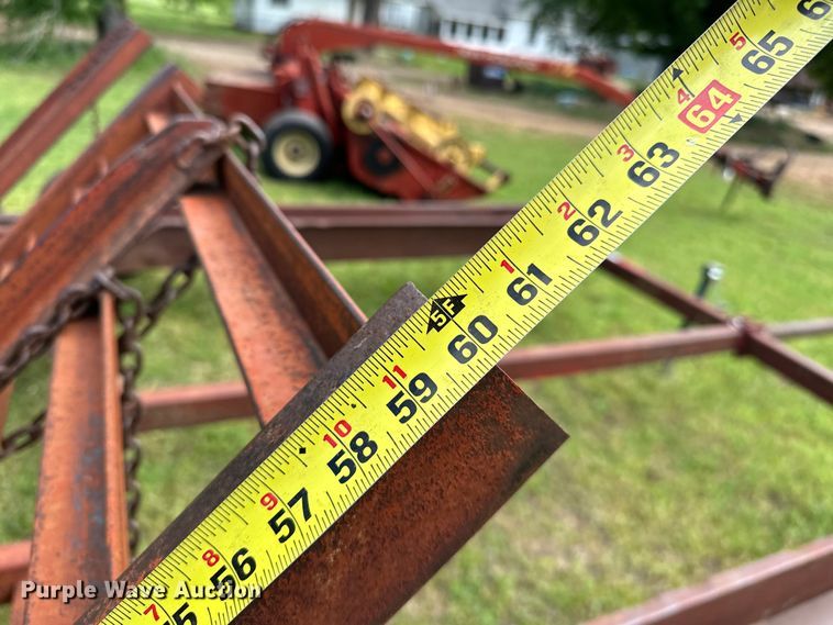 image for item NR9867 Shop built windrower trailer 