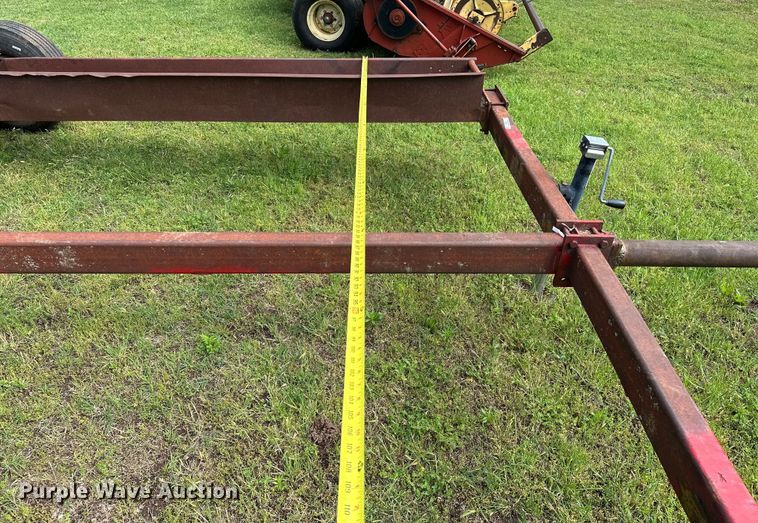 image for item NR9867 Shop built windrower trailer 