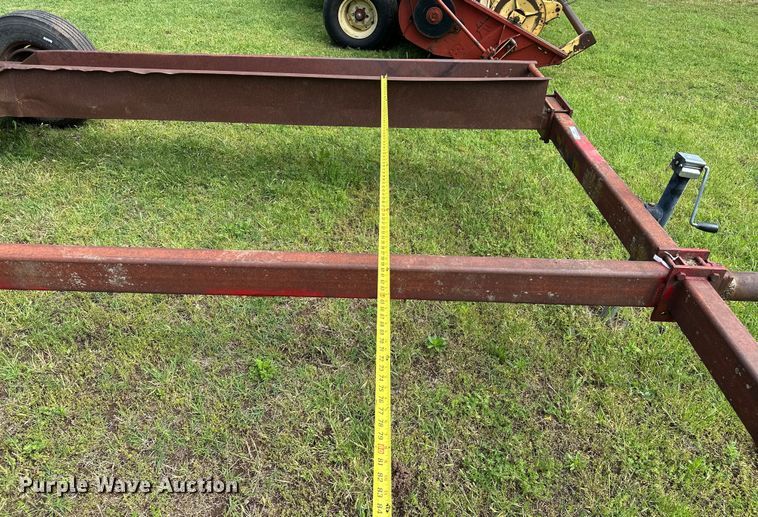 image for item NR9867 Shop built windrower trailer 