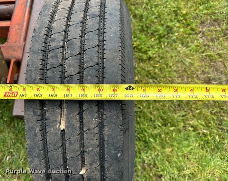 image for item NR9867 Shop built windrower trailer 