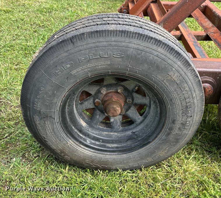 image for item NR9867 Shop built windrower trailer 