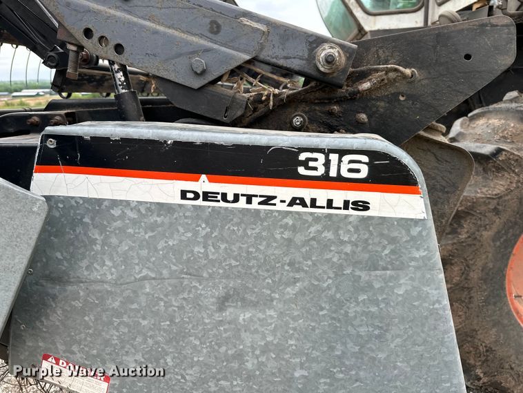 image for item NT9198 Deutz-Allis 316 rigid head