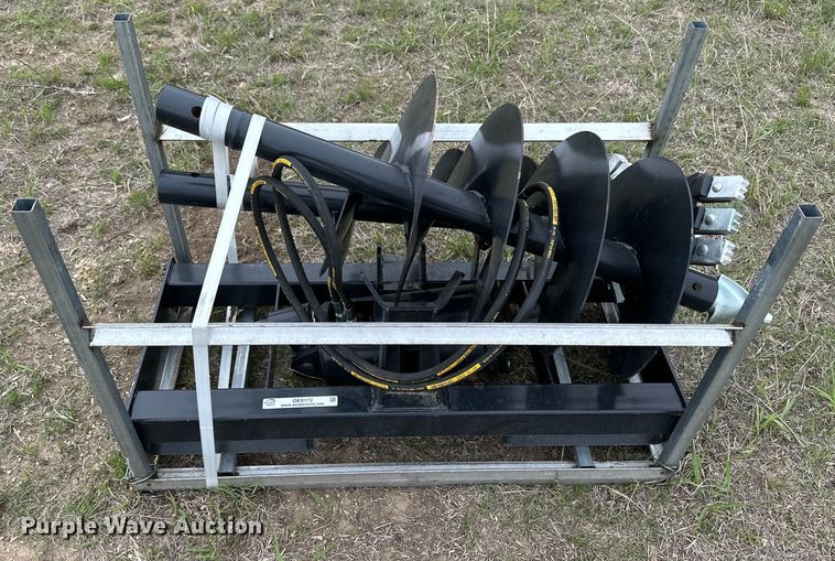 JCT skid steer auger in Ellis, KS Item OE9172 for sale Purple Wave