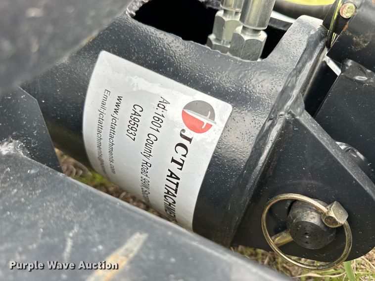 JCT skid steer auger in Ellis, KS Item OE9172 for sale Purple Wave