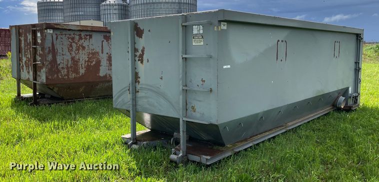 image for item OG9928 (2) roll-off containers 