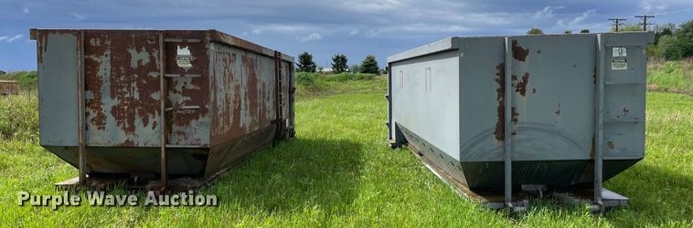 image for item OG9928 (2) roll-off containers 