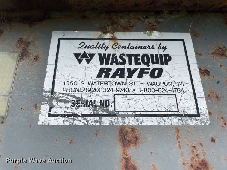 image for item OG9928 (2) roll-off containers 