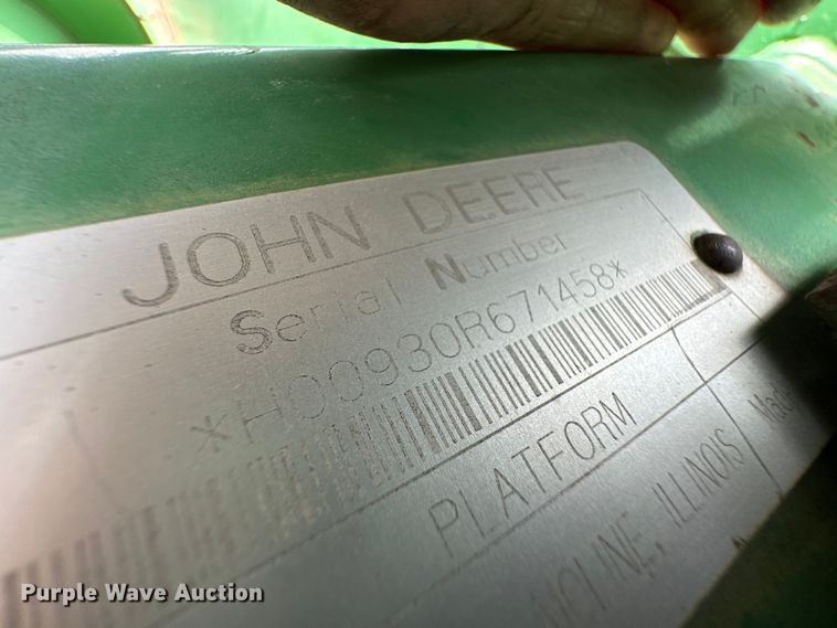 image for item OI9048 1994 John Deere 9600 combine