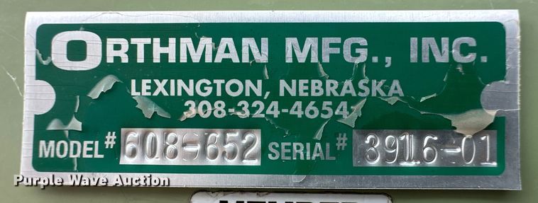 image for item OI9497 2016 Orthman 1010 grain cart