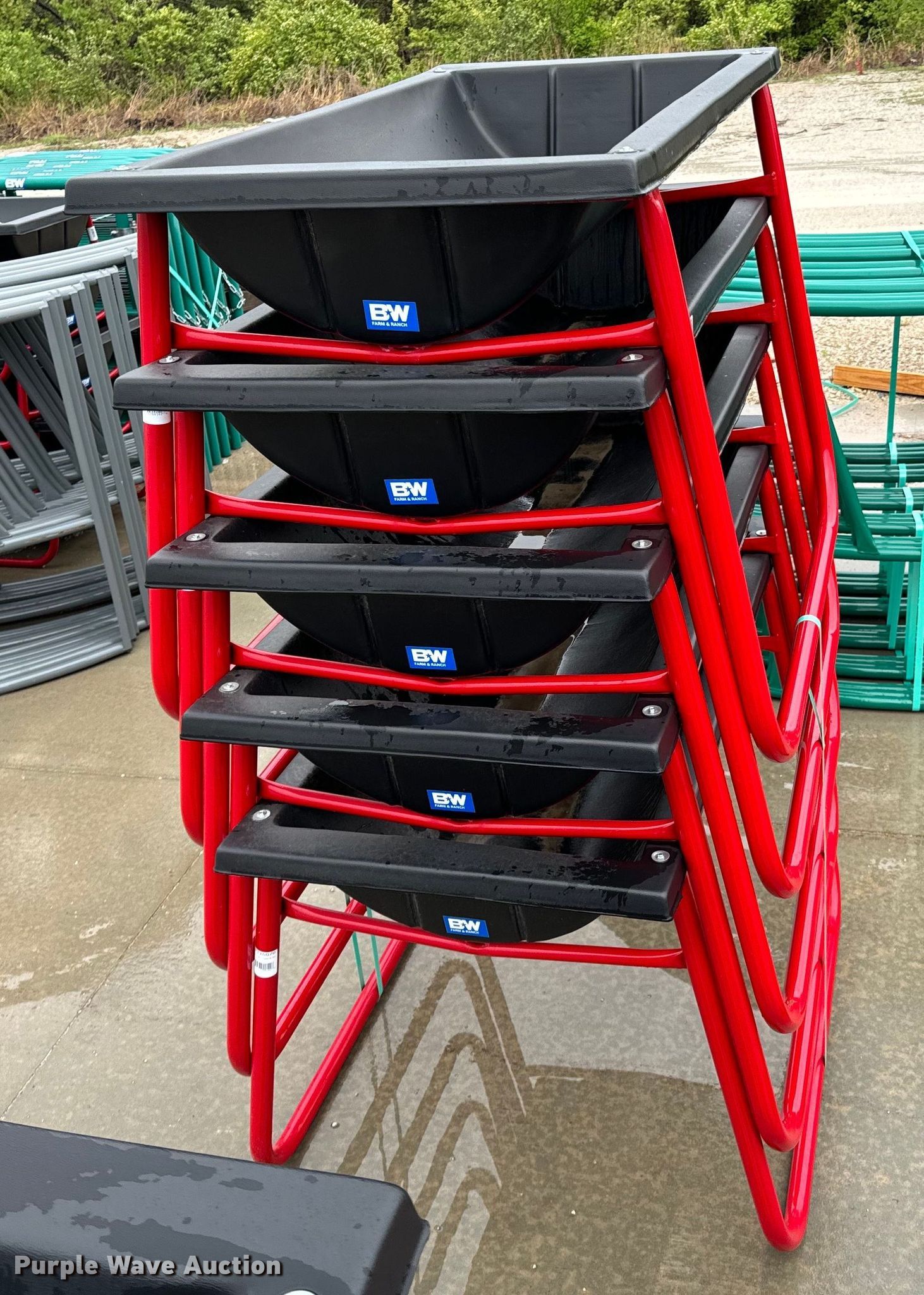 (5) B&W PT15070 bunk feeders in Humboldt, KS Item ND9299 for sale