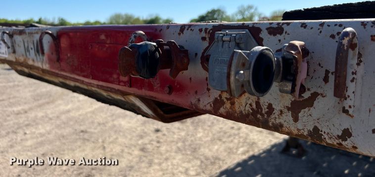 image for item DO1130 1990 Fruehauf  flatbed trailer