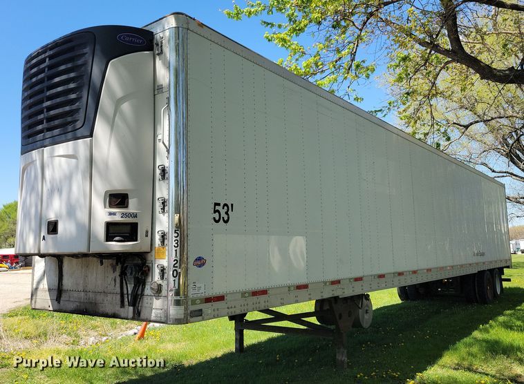 image for item DR4282 2012 Utility refrigerated van trailer