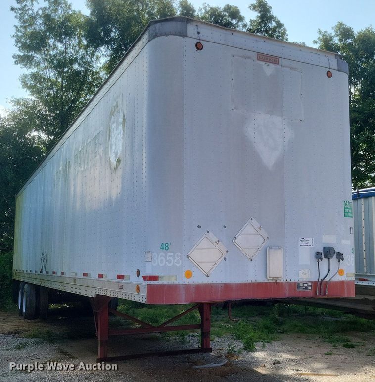 image for item DR4770 1989 Lufkin TFY-1PST dry van trailer