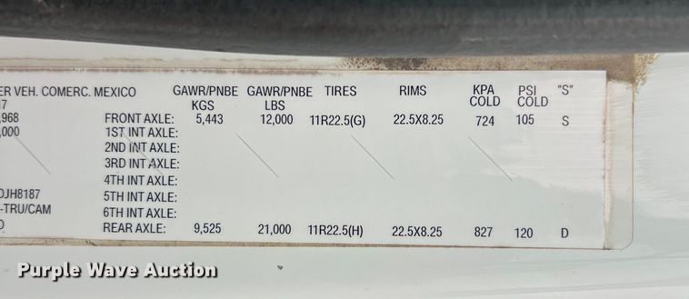 image for item DS3028 2018 Freightliner  M2 106 hook lift truck