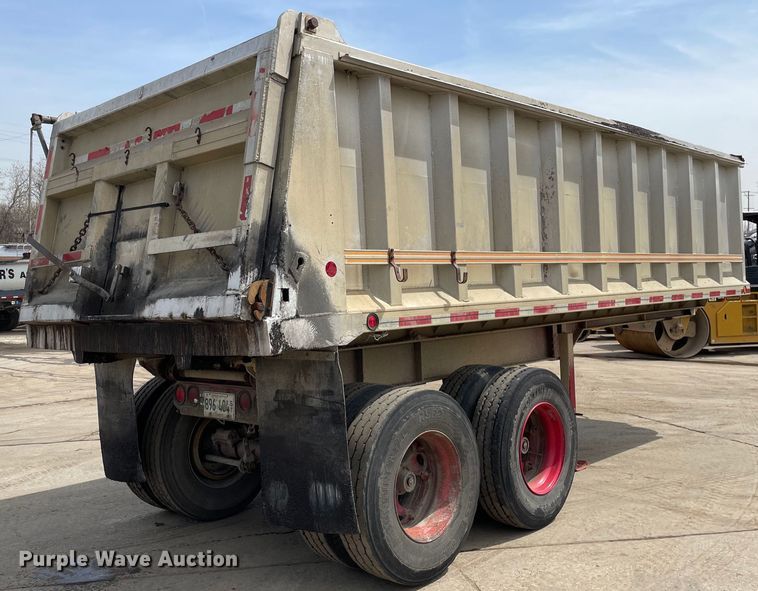 image for item DS5474 1990 Palmer  end dump trailer