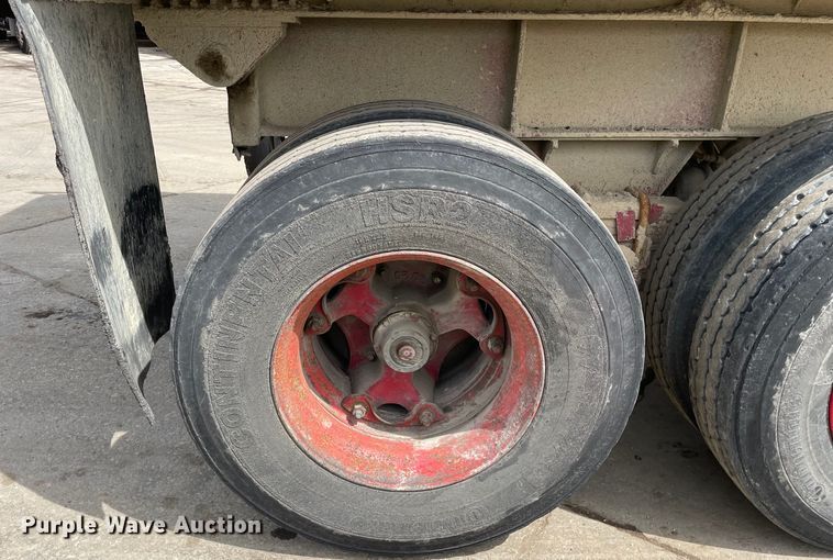 image for item DS5474 1990 Palmer  end dump trailer