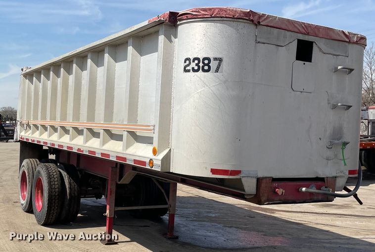 image for item DS5476 1990 Palmer  end dump trailer
