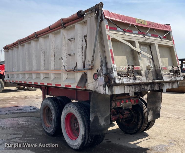 image for item DS5476 1990 Palmer  end dump trailer