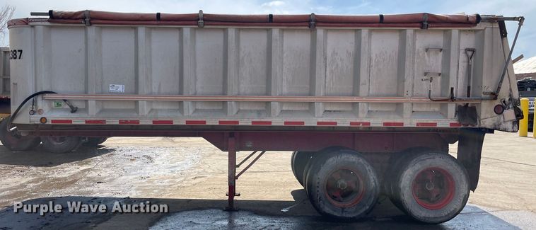 image for item DS5476 1990 Palmer  end dump trailer