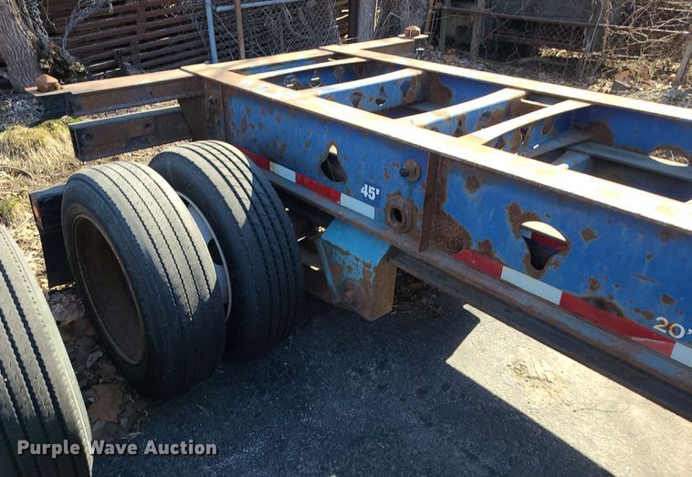 image for item DS7318 2006 Chassis King   container trailer