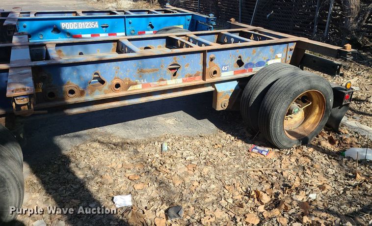 image for item DS7318 2006 Chassis King   container trailer