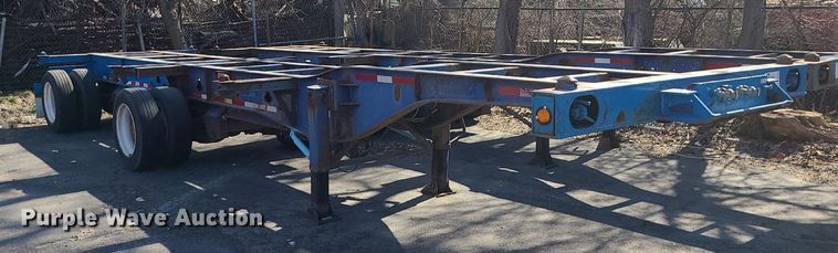 image for item DS7319 2006 Chassis King   container trailer