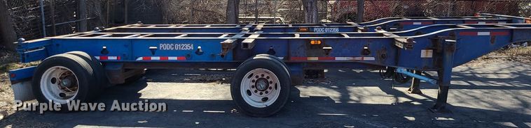 image for item DS7319 2006 Chassis King   container trailer