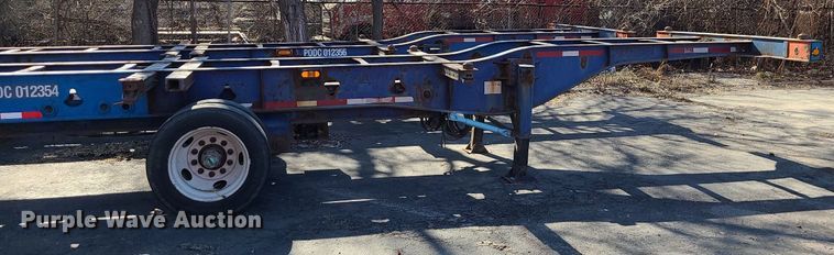 image for item DS7319 2006 Chassis King   container trailer