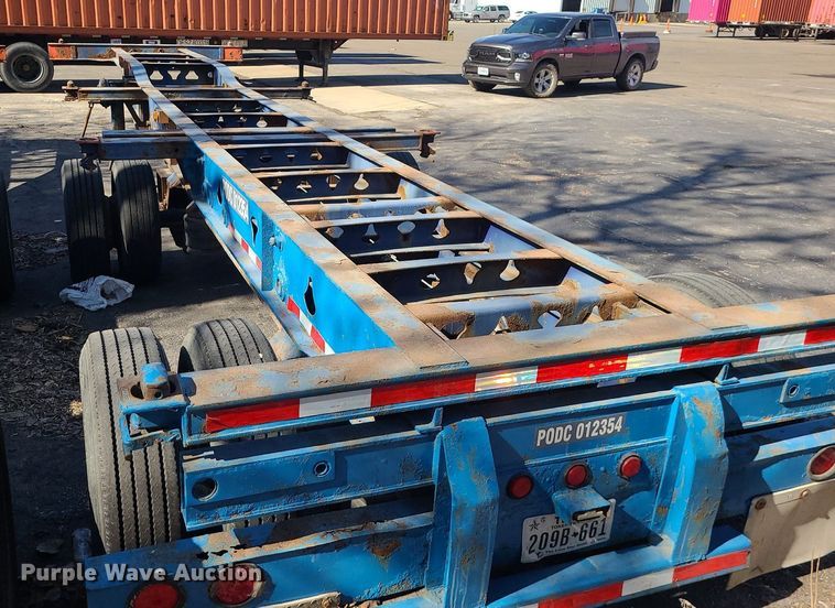 image for item DS7319 2006 Chassis King   container trailer