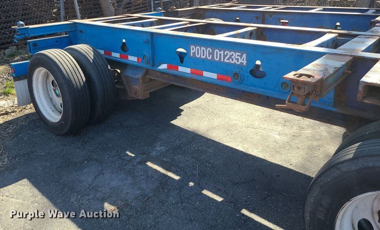 image for item DS7319 2006 Chassis King   container trailer