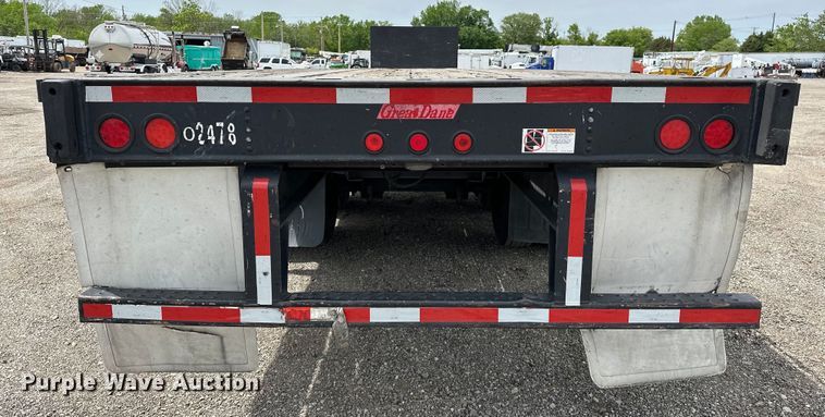 image for item EG1480 2004 Great Dane  GPS248 flatbed trailer