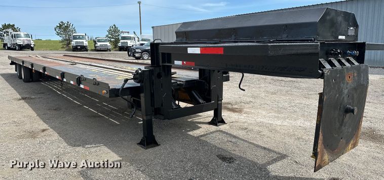 image for item EG1483 2002 Evaco  Superline  tilt deck equipment trailer