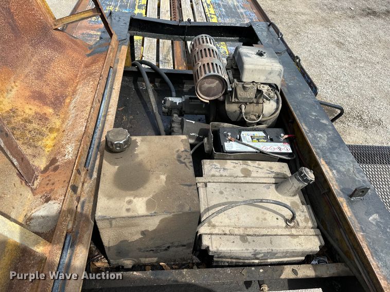 image for item EG1483 2002 Evaco  Superline  tilt deck equipment trailer