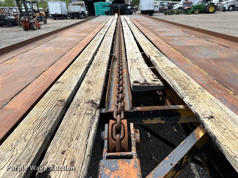 image for item EG1483 2002 Evaco  Superline  tilt deck equipment trailer