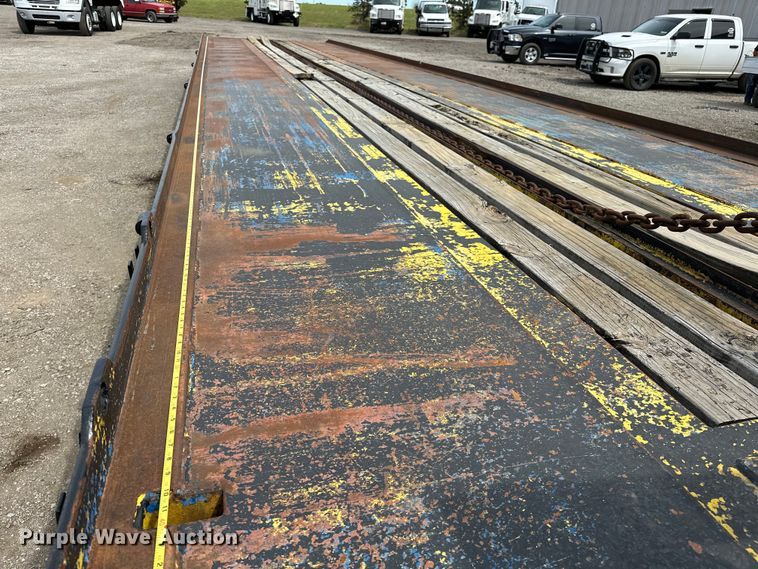 image for item EG1483 2002 Evaco  Superline  tilt deck equipment trailer