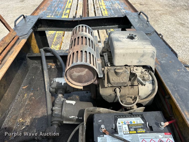 image for item EG1483 2002 Evaco  Superline  tilt deck equipment trailer