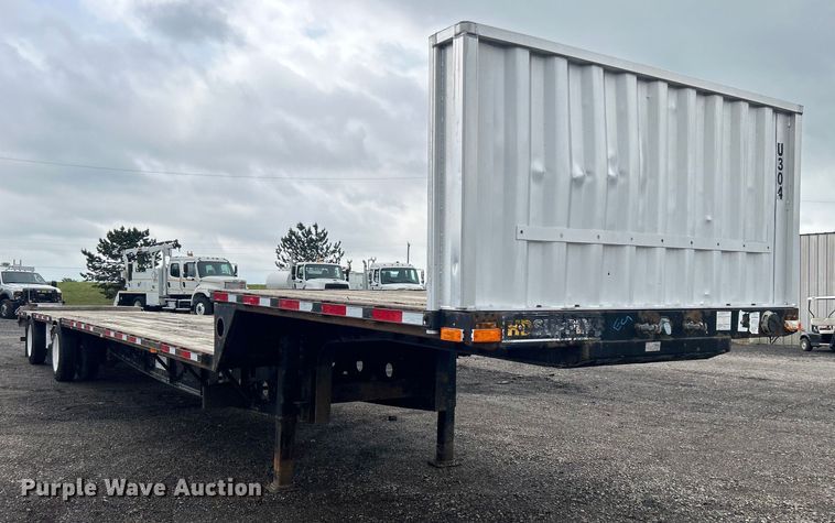 image for item EG1510 2007 Transcraft DTL-2100 drop deck equipment trailer
