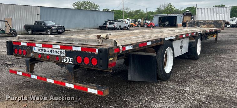 image for item EG1510 2007 Transcraft DTL-2100 drop deck equipment trailer