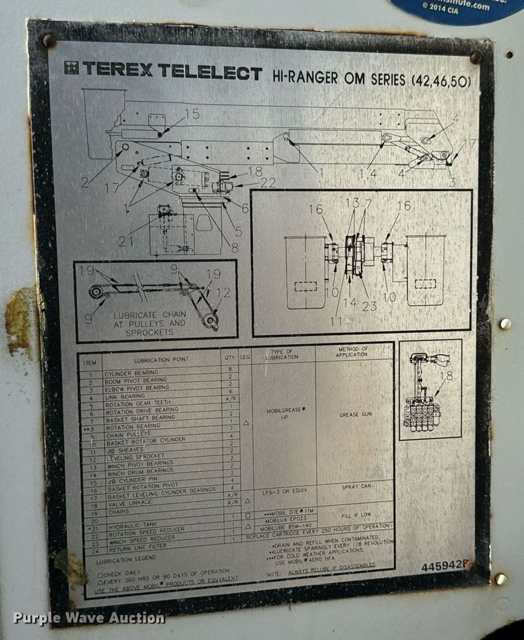 image for item EH6708 2000 International 4700 bucket truck