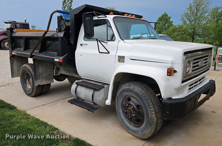 image for item EI3792 1974 Chevrolet  C60 dump truck