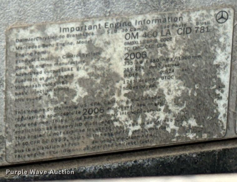 image for item EJ0287 2007 Freightliner Columbia semi truck