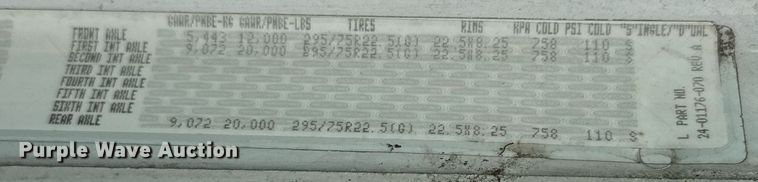 image for item EJ0287 2007 Freightliner Columbia semi truck